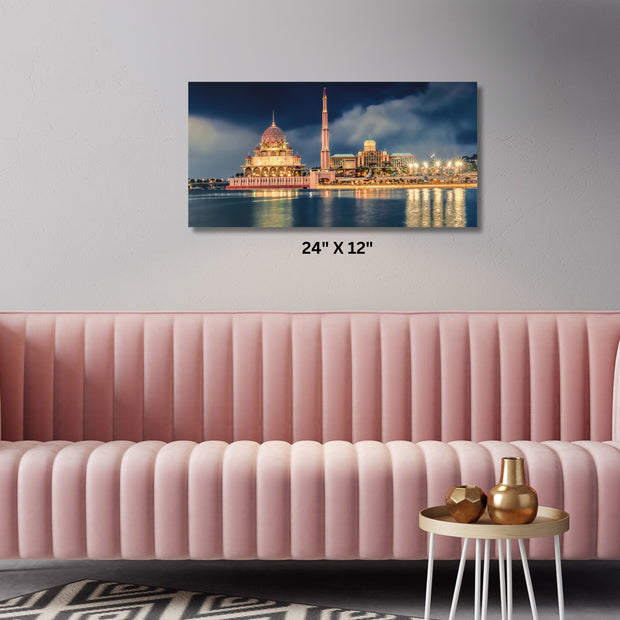 Masjid Stretched Canvas Amazing view of Putra mosque.
