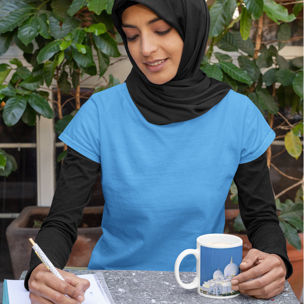 Coffee Mug with Abu Dhabi Sheikh Zayed Mosque graphic