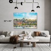 Masjid Blue Mosque Stretched Canvas
