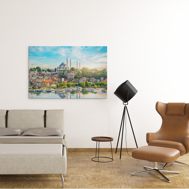 Masjid Blue Mosque Stretched Canvas