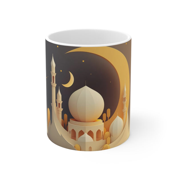 Ceramic Coffee Cups with Animated masjid image
