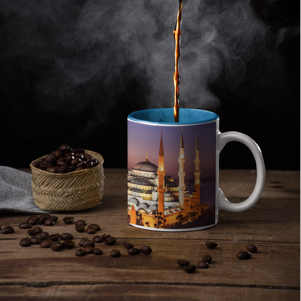 Ceramic Coffee Cups with Blue Mosque image