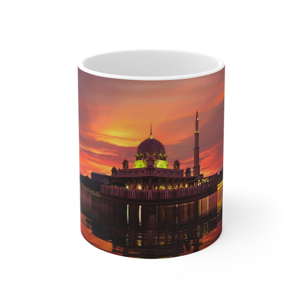 Ceramic Coffee Cups with Putra Masjid Image