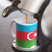 Ceramic Coffee Cups with the Flag of Azerbaijan