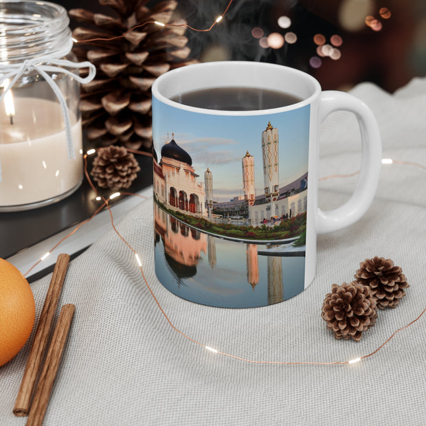 Coffee Cup with Baiturrahman Grand Mosque image.