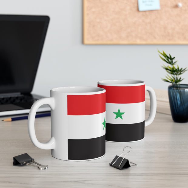 Coffee Mug, 11oz,  Flag of Syria