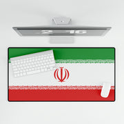 Iran flag large desk mat