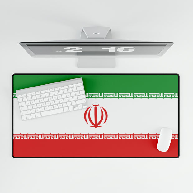 Iran flag large desk mat