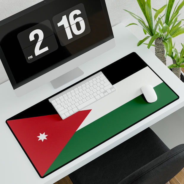 Jordan flag large desk mat