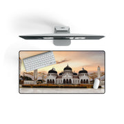 Large Desk Mats with Baiturrahman Grand Mosque, Banda Aceh image.