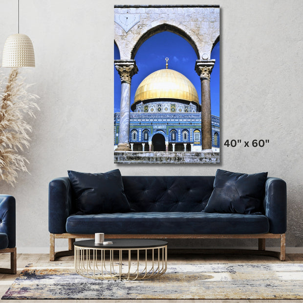 Masjid Stretched Canvas Haram al- Sharif, or Temple Mount in Jerusalem