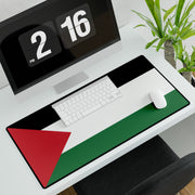 Palestine flag desk mat, Large desk mat