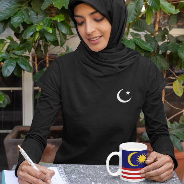 Sublimation coffee mug with Flag of Malaysia
