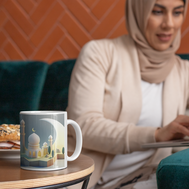 Sublimation Cup with Animated Masjid image