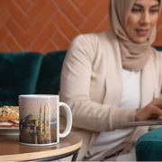 Sublimation mug with Blue Mosque image