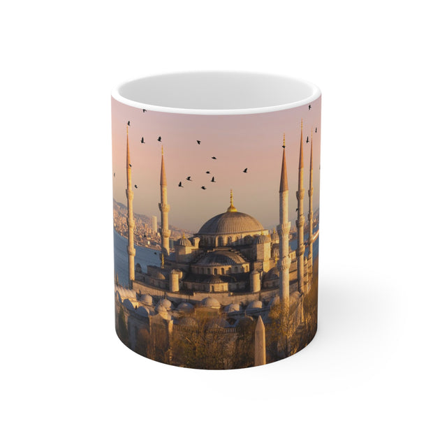Sublimation mug with Blue Mosque image