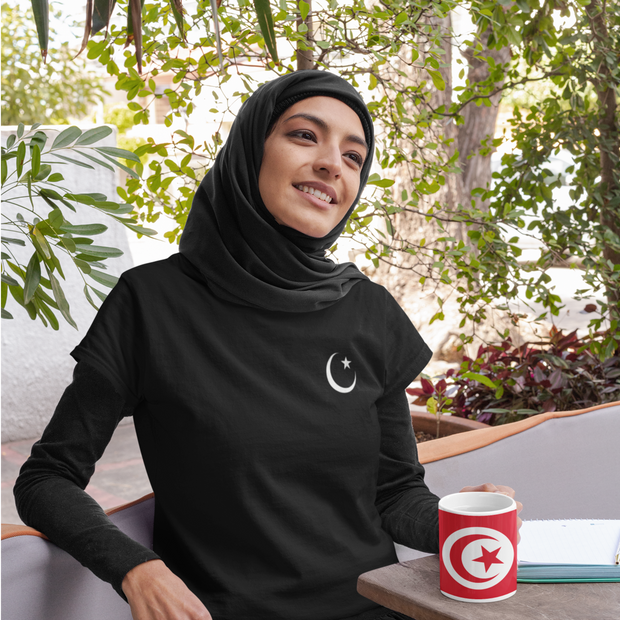 Tunisia Flag Ceramic Coffee Cups, 11oz