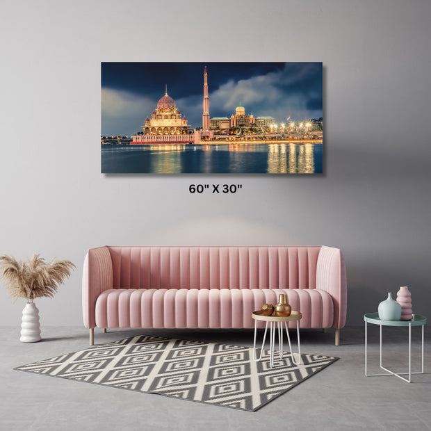 Masjid Stretched Canvas Amazing view of Putra mosque.