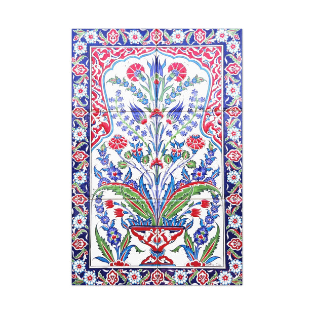 Ottoman textile design canvas - Islamic Canvas and GiftwareCanvasIslamic Canvas and Giftware