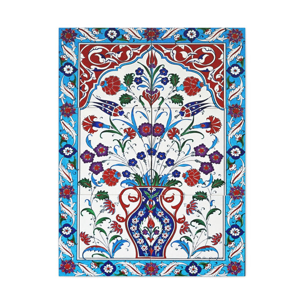 Ottoman textile design canvas - Islamic Canvas and GiftwareCanvasIslamic Canvas and Giftware