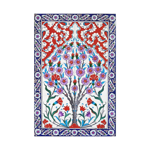 Ottoman textile design canvas - Islamic Canvas and GiftwareCanvasIslamic Canvas and Giftware