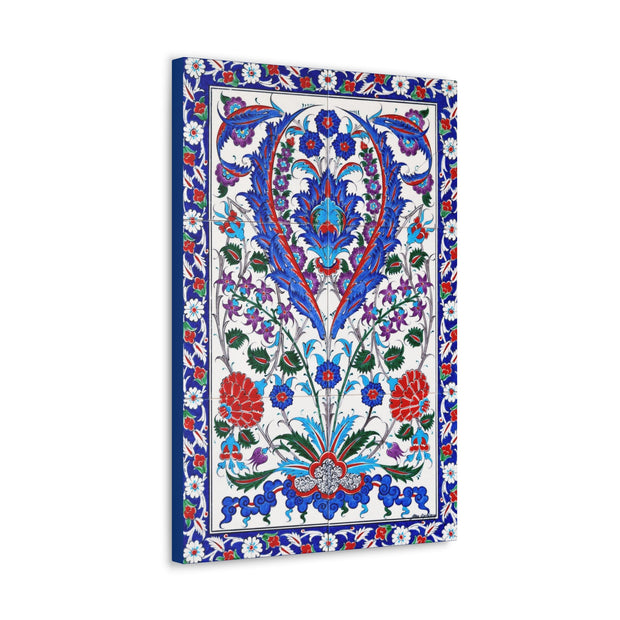 Ottoman textile inspired Canvas - Islamic Canvas and GiftwareCanvasIslamic Canvas and Giftware