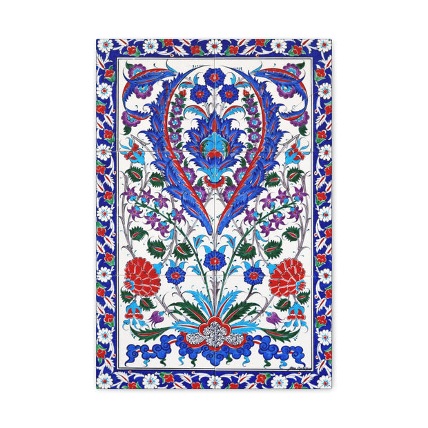 Ottoman textile inspired Canvas - Islamic Canvas and GiftwareCanvasIslamic Canvas and Giftware
